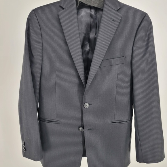 Michael Kors Boys Youth Black Blazer Jacket Suit Coat Formal Size 14R - Picture 3 of 12
